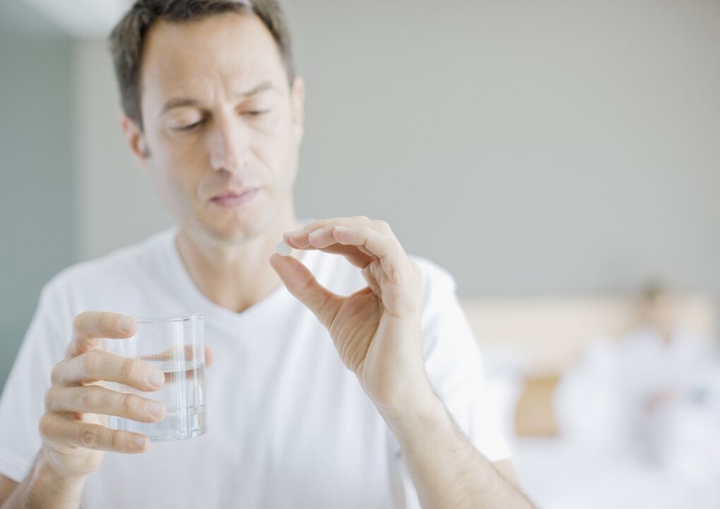 Einnahme des Medikaments Predstonorm gegen Prostatitis